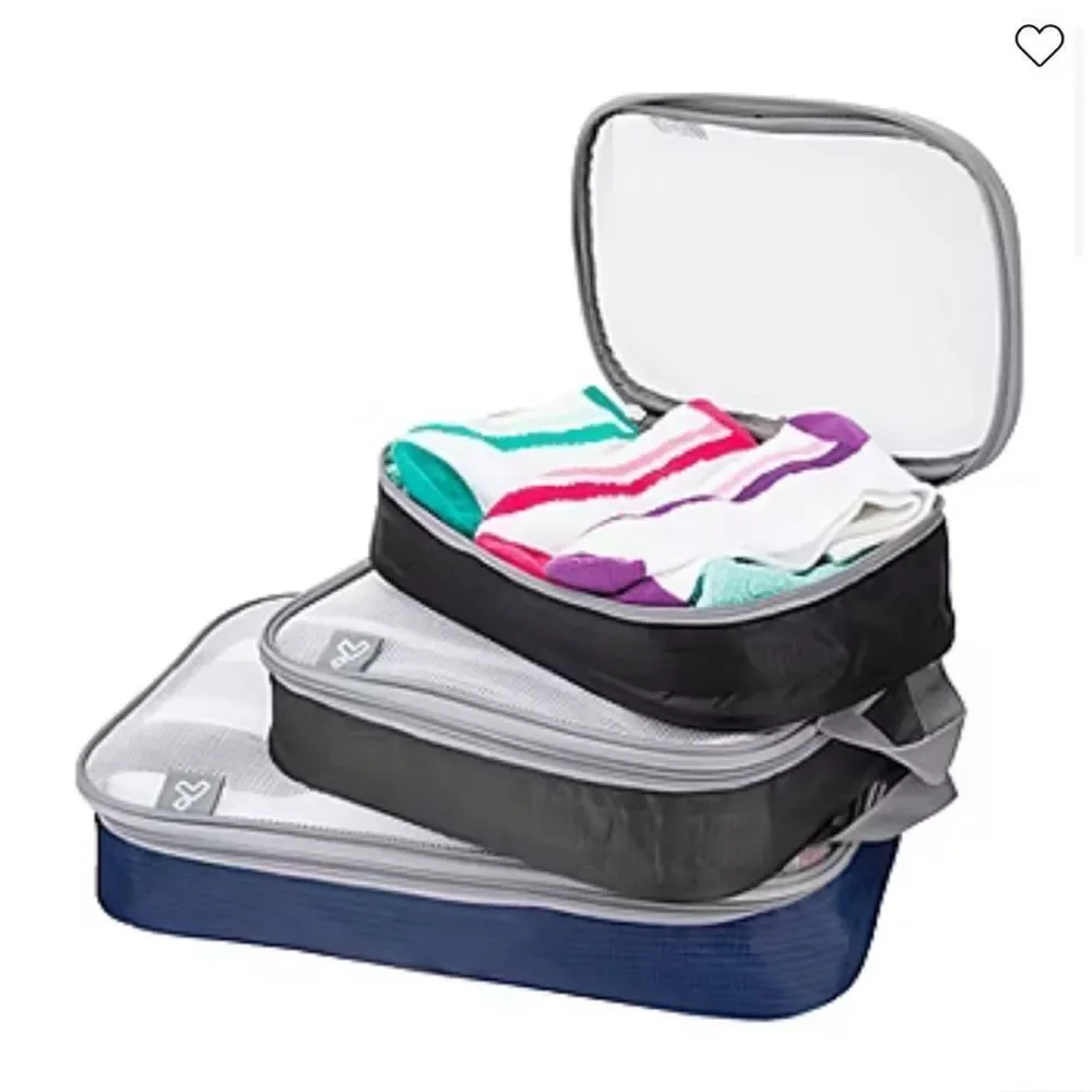 Travelon Set of 3 packing organizers, travel bag, accessories bag for lugagge